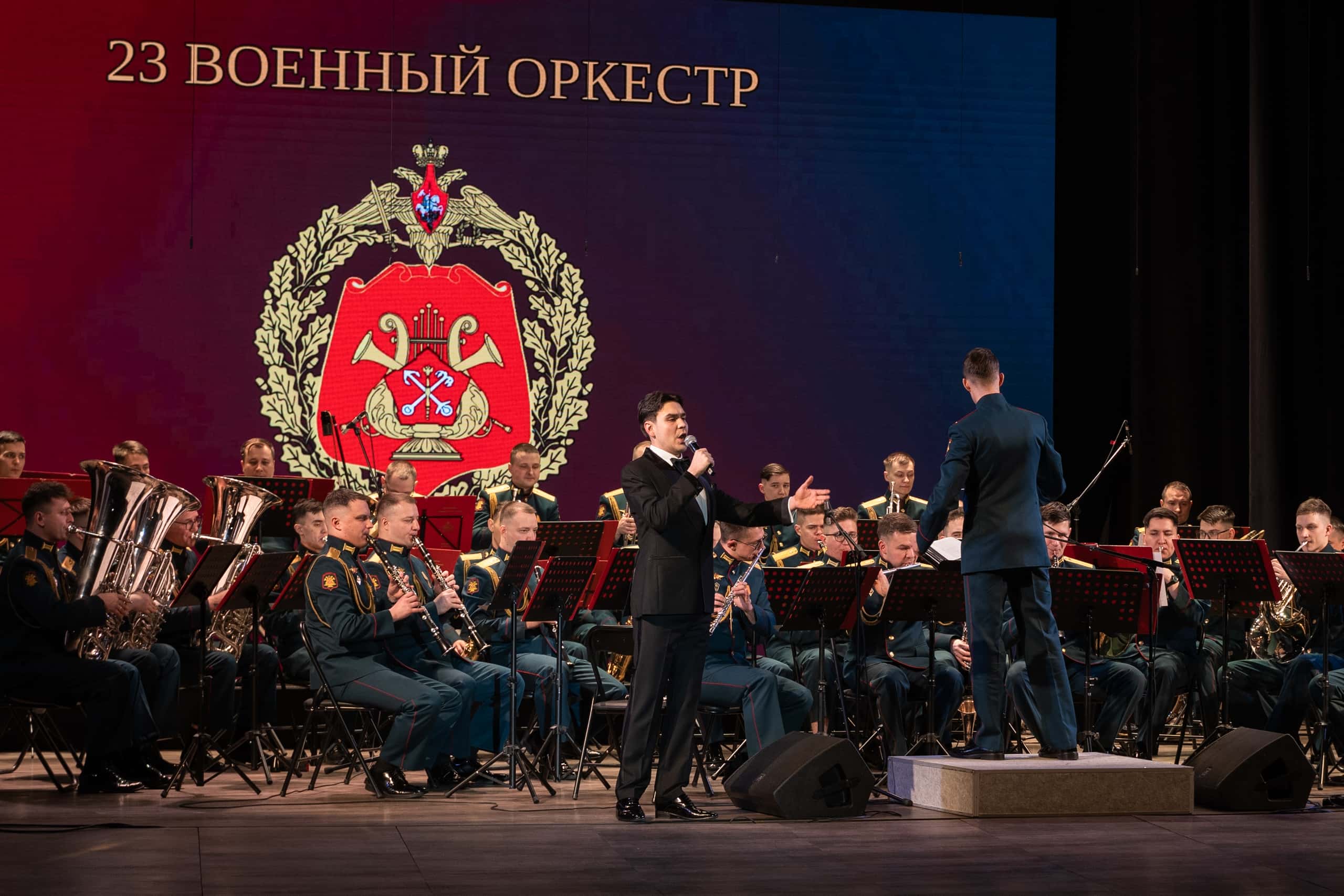 20.02.2026 - Праздничный концерт "Защитникам Отечества" Оркестра штаба ЛенВО - фото В.Венгер