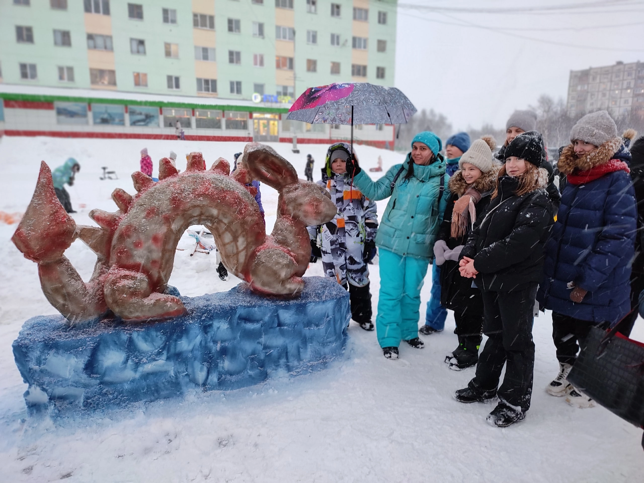 Сегодня в Гаджиево встретили солнышко! - ГОАУК МОДКиНТ