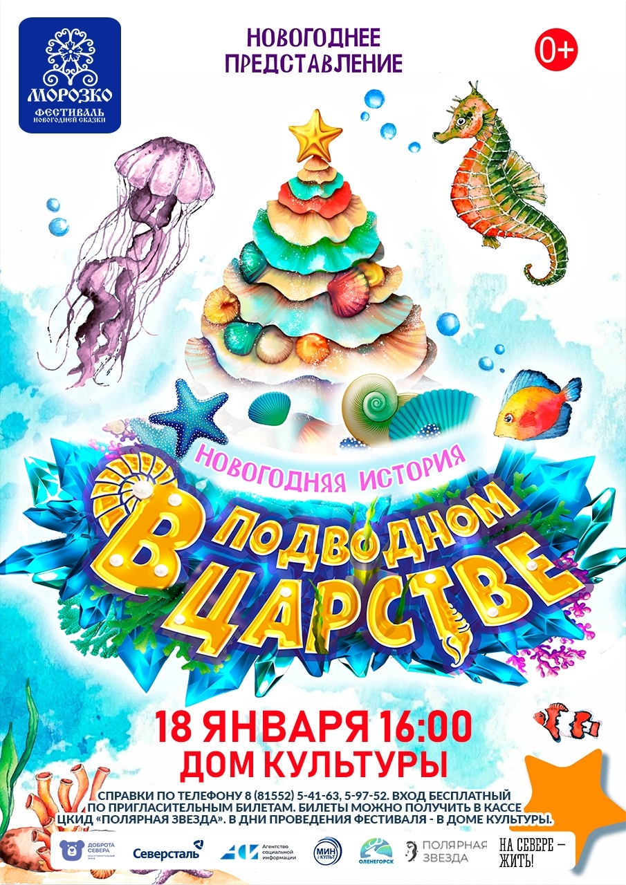 «Новогодняя история в Подводном царстве» IX Областного Фестиваля новогодней сказки «Морозко»