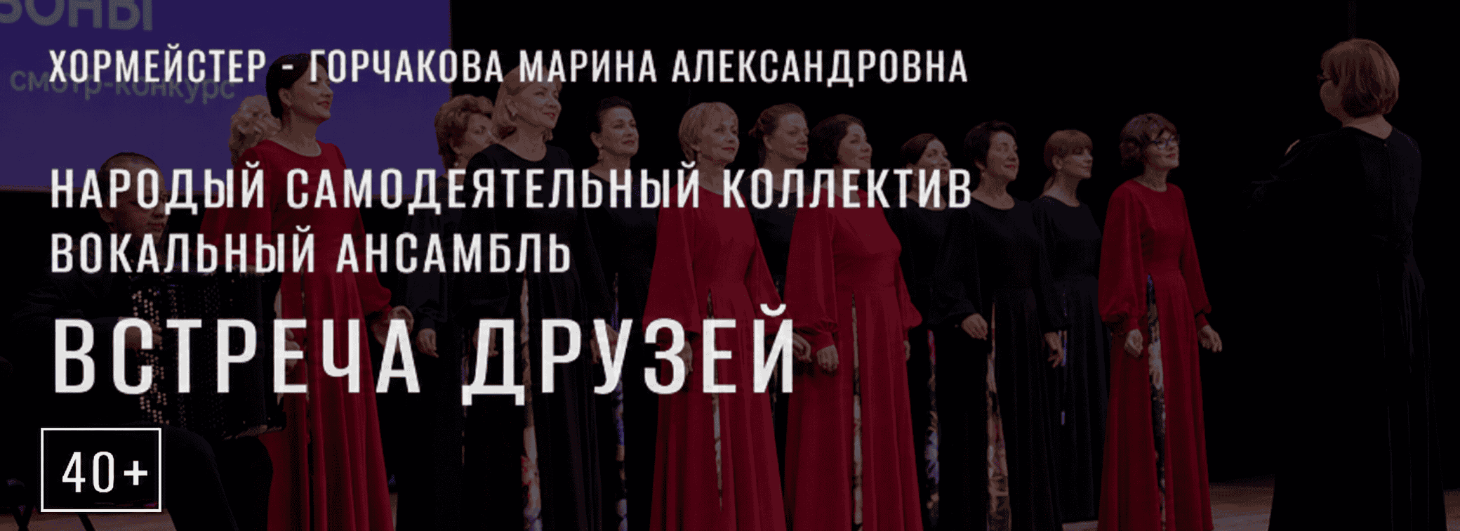 Народный самодеятельный коллектив вокальный ансамбль «Встреча друзей»